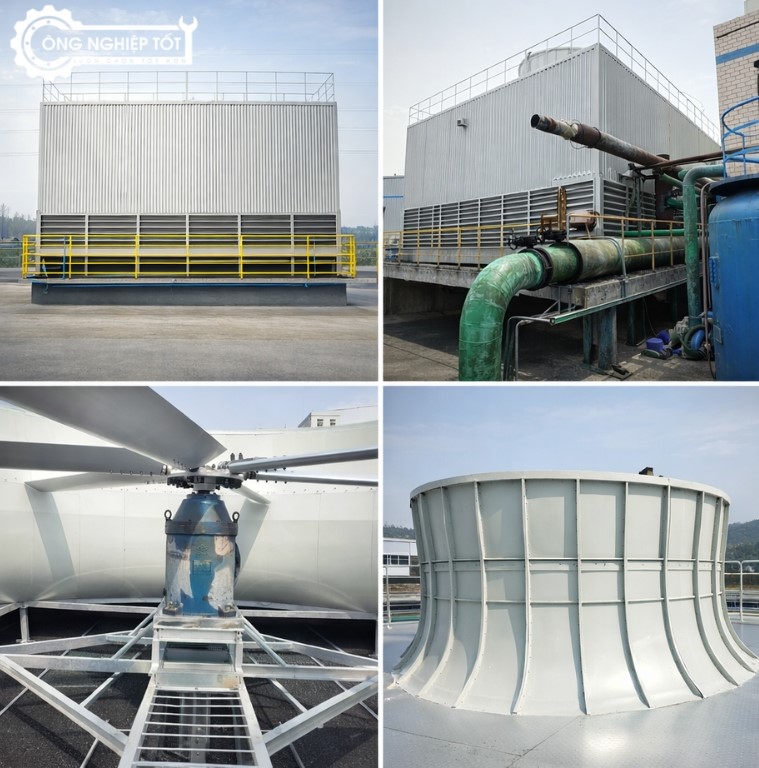 Các loại tháp giải nhiệt phổ biến tại Công nghiệp Tốt